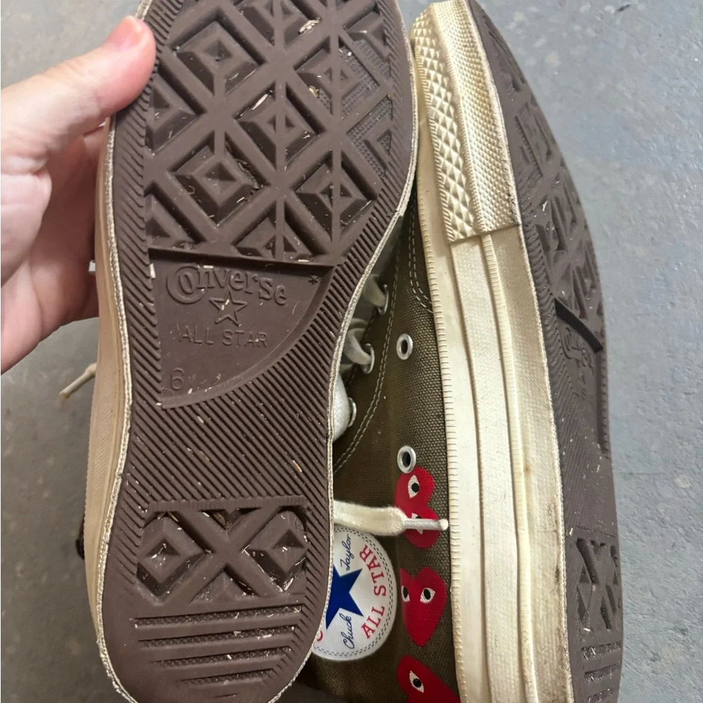 Comme des Garcons PLAY olive high